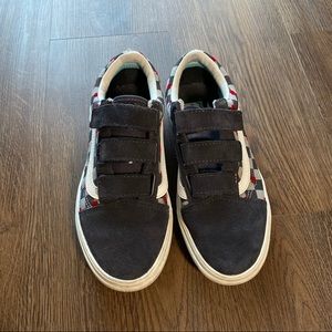 ♥️ Velcro Checkered Heart Vans ♥️